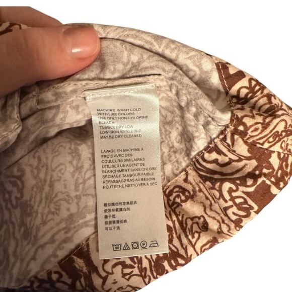 Free People Sophie Off The Shoulder Printed Mini Dress XS - Picture 11 of 12